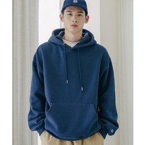 JEMUT 로그 오버핏 기모 후드 네이비 YHHD2302 Log Overfit Napping Hood Navy YHHD2302