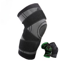 올위듀 무릎 보호대 기능성 아대 관절 보호, 블랙, 2개