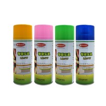 럭키산업 형광도료LK-717 형광색 락카 스프레이, 럭키산업 형광도료LK-717(형광황색), 1개