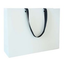 제이케이 베스트 쇼핑백 25장(화이트 블랙), 화이트