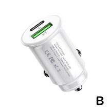 주행충전기 전기차 양방향 자동차 밧데리 파워뱅크 차량용 USB C 숨겨진 미니 메탈 초고속 충전 12V 오목한 소켓, 3.D