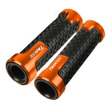 nmax pcx 호환슬라이더 프론트 리어 머플러 가드 TMAX T 500 오토바이 CNC 액세서리 핸들 바 그립 엔드 YAM, 15 orange