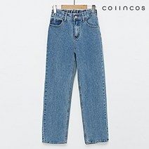 [코인코즈] 데일리 일자핏 뒷밴딩 포켓 데님 팬츠 (IY3SL1030)