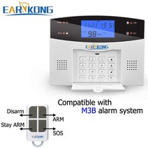스마트홈 무선 원격 리모콘 우리의 M3B / WPG W2B 18 경보 시스템 용 433MHz 무선 원격 컨트롤러 빅 버튼, 한개옵션0