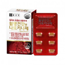 나토키나제 캡슐 낫또 아가리쿠스버섯균 낫또균 나또키나제 낫도 나토 피브린용해효소 2400FU 기타영양제