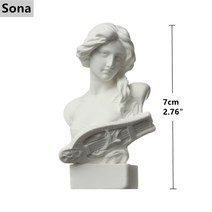 비너스조각상 조형물 장식품 인테리어 오브제 석고 흰색 석고 아프로디테 동상 그리스 신화 데이비드 입상, 02 Sona