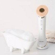 뷰클래스 초음파 진동 실리콘 클렌저 QZ-C-100 투명 피부관리 홈케어, 뷰클래스 초음파 클렌저 QZ-C-100