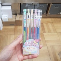 [이라운드몰]제브라 SARASA 클립 신기한 마블 잉크 5가지 컬러 펜 세트, 옵션선택, 단품