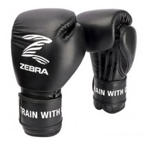 지브라 복싱 글러브 - [ZPRG02] ZEBRA PRO Signature Hook & Loop Training Gloves Black /권투 킥복싱 무에타이 MMA 종합격투기