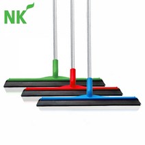 [식공구] 엔케이 이중 실리콘 바닥 밀대 (70cm 봉포함) / 스퀴지 아파트 유리 물기 제거 청소 업소용 HACCP, 130cm, 초록