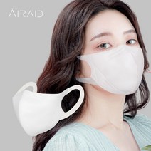 에어에이드 날개형 새부리형 마스크 40매, 5매, 8개, 화이트