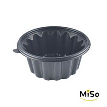 일회용냉면용기 JH-195 대 블랙 냉면용기 국수포장 덮밥용기 면용기 칼국수용기 냉면포장 100세트