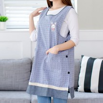 데코에버 달빛토끼 원피스형 앞치마 기본, 그레이, 1개, 1개