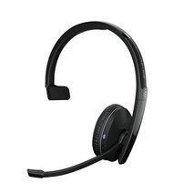 EPOS 젠하이저 Adapt 261 (1000897) 양면 헤드셋 무선 듀얼 연결 블루투스 USB-C 동글 포함 UC 최적화 및 마이크로소프트 팀 인증 블랙, Single Sided