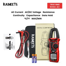 측정 측량도구 캘리퍼 노기스 KAIWEETS AC DC 디지털 클램프 미터 멀티 Pinza Amperimetrica True RMS 고정, 01 HT206A