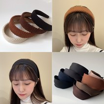 [1+1]겨울 니트 리본 벨벳 헤어밴드 머리띠 제니머리띠 제니리본 리본헤어밴드 리본머리띠 기본머리띠 컬러헤어밴드 실크머리띠 체크머리띠