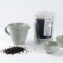 전남 곡성 유기농 볶은 흑미차 300g 무농약 흑미통차 곡물차 건강차