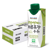 파스퇴르 무항생제 인증 바른목장 우유, 250ml, 54개