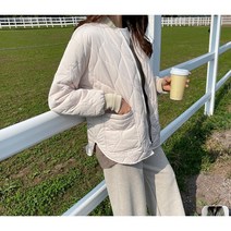 [워니쇼룸](지금입는점퍼)볼륨이중패딩 J102701 꾸안꾸룩 이중패딩 여성가을점퍼 깔깔이 길이좋음 모던스타일 꾸안꾸룩 기본점퍼 맘룩 미시룩 오피스룩