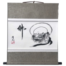 바른유통 달마도 풍수지리 재운좋은 달마도족자 가로45 세로72