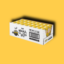 매일유업 바나나는 원래 하얗다 바나나 우유 190ml 24개 1박스