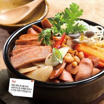 부대찌개 600g 햄폭탄 부대전골 부대찌게 캠핑 국물 음식