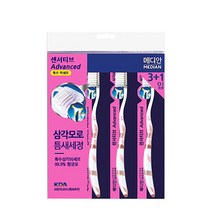 [무료배송]메디안 센서티브 은나노향균 칫솔(4입), 10개