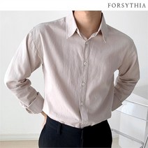 [포지시아] 남성 린넨 셔츠 남성 솔리드 셔츠 4XL (9082239)