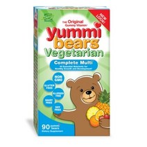 히어로뉴트리셔널프로덕츠 야미 베어 베지테리언 컴플리트 멀티 비타민 구미, 90개입, 4개