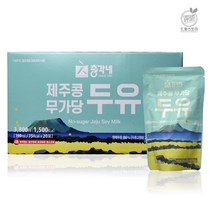 총각네 무가당 제주콩 두유 무첨가 국산 제주도 콩 무설탕 약콩 맛있는 다이어트 시니어 임산부 아침 식사대용 콩물, 05_팥 두유 190mlx15팩(1박스)