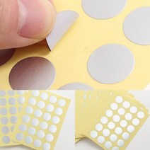 16MM 컬러 원형 스티커 60매세트(실버) 판촉물스티커 참잘했어요스티커 태권도칭찬스티커