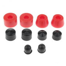 3x10pcs 스케이트보드 롱보드 트럭 부싱 피벗 컵 세트 레드 85AA, PU