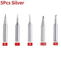 5/10Pcs 전기 납땜기 인두기 도구 구리 용접 헤드 900M-T-K 순수 납땜 철 장비, 옵션.02 5PCS Welding Head