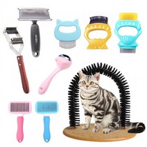[애구애구] 강아지 고양이 빗 털제거 브러쉬 모음전/ koonshop 쿤샵, 4.조개빗 한방향 오렌지