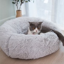 유니준스토어 마약 애견방석 강아지 고양이 대형견 강아지집, 베이지