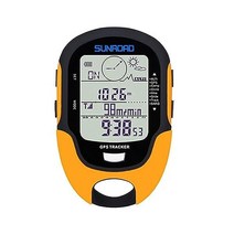 SUNROAD 고도측정기GPS Tracker Barometer Altimeter Compass Weather Forecast Thermometer Barometric Pressur