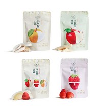 산골이유식 산골 과일칩 사과 딸기 배, 믹스칩1봉
