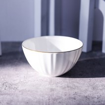 세라믹 밥 그릇 창조적 인 Phne 그릇 뼈 중국 식기 세트 식사, 화이트