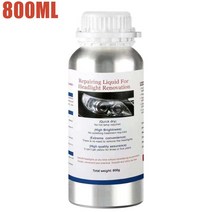 세차 용품 자동차 헤드 라이트 복원 키트 자동 폴란드어 수리 800ML 액체 폴리머 광택 증발기 차고 워크샵 도구, [03] 1 Piece Repair fluid