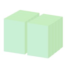 요랜드 점착메모지 직사각형 50 x 76mm, 10개, 그린