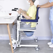 장애인리프트 휠체어리프트 노인 간호 교대 기계 병상 장애인 유압 리프트 의자 마비 화장실 목욕 전송 장치, [03] 업그레이드된 플랫 튜브 베이스 팔걸이