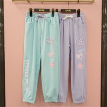 [신디키즈]논현점**가볍게 입기 좋은 활동 바지! 세트 구성도 가능해서 야무지게 입어질 테니스 모티브 조거 CITM23201