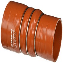 HPS CAC-300-350-HOT Silicone High Temperature 4-ply Aramid Reinforced Charge Air Cooler CAC Hose Hot, 1, Orange