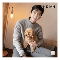 [브루노바피(남성)] [INDIAN] 그레이 블루 잔체크 셔츠_MITNLWF8401