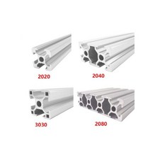 2020 2040 3030 2080 알루미늄 프로파일 100 200 300 350 400 450 500 550 600 mm 선형 레일 압출 CNC 3D 프린터 부품 직경, 800mm, 01-2020