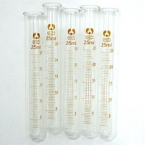 시료담기병 가열관 25ml유리시험관 5개 학습완구 실험원리 튜브