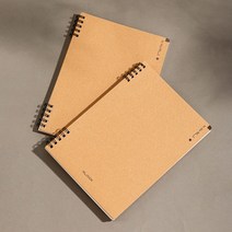 델리 고급 재질 스프링노트 A5 줄 노트 연습장 60매, 2개