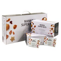 만나 프리미엄 슈퍼너츠 선물세트 | 설 추석 명절 선물 세트 견과 견과류 아몬드 호두 크랜베리 헤이즐넌 사차인치 | Manna Premium Super Nuts Gift Set, 1세트