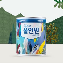 KCC 숲으로올인원 반광 3.78L 내외부 철재 벽지 목재 친환경페인트, 반광-적색