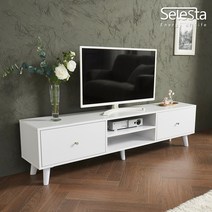 셀레스타 비모 TV거실장 1500 AV수납 원룸 티비다이, 화이트_AAS36